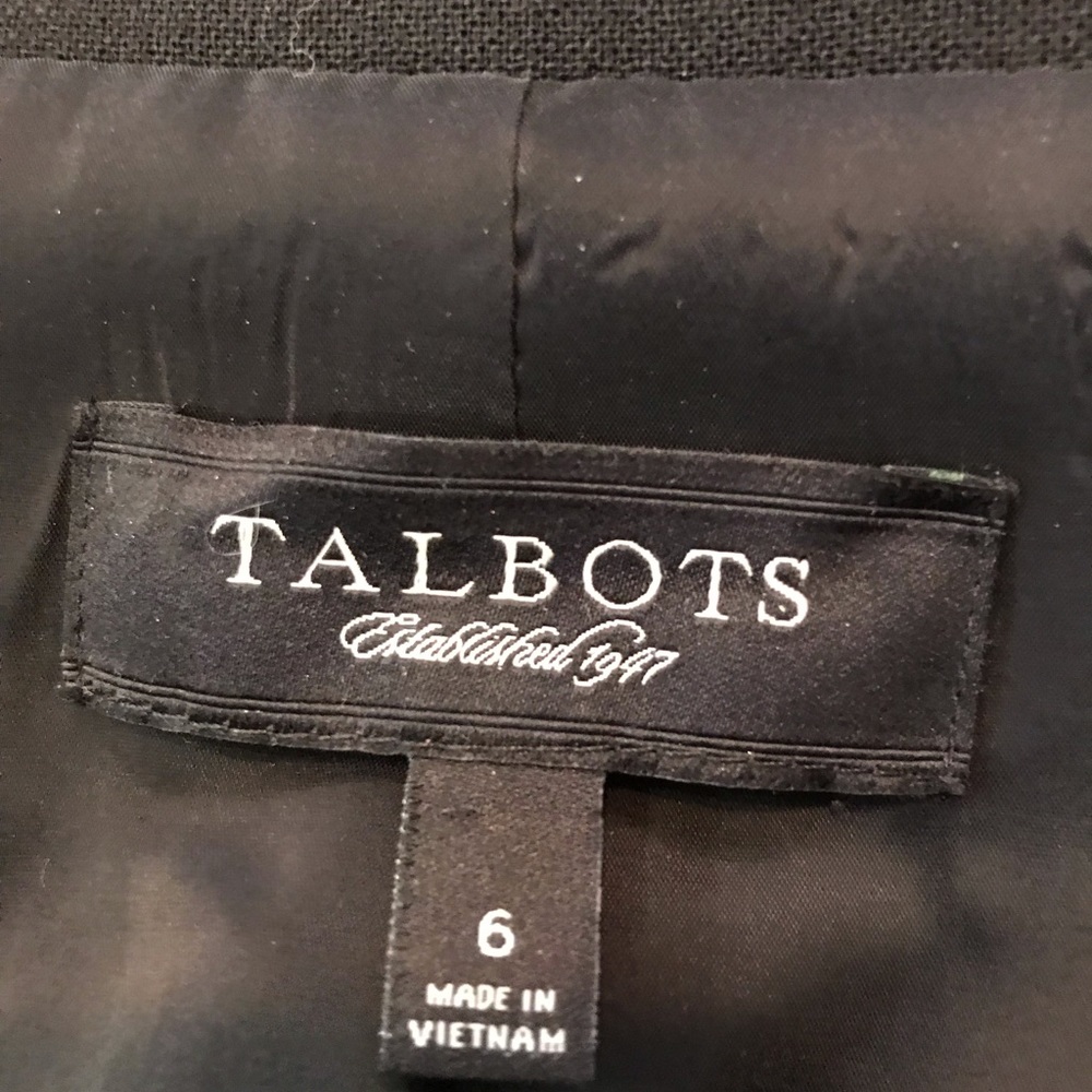 Talbots Black Unstructured Jacket - image 5